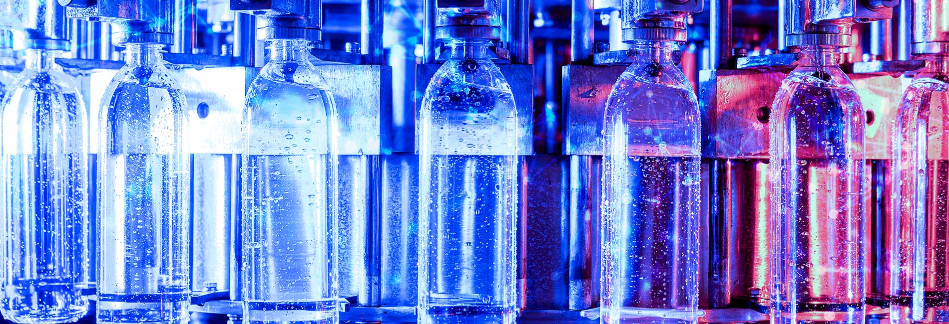 Clear bottles on a sustainable manufacturing line > Carbon-free production > Dassault Systèmes®