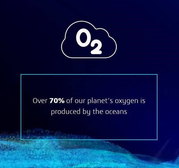Over 70% of our planet's oxygen is produced by the oceans