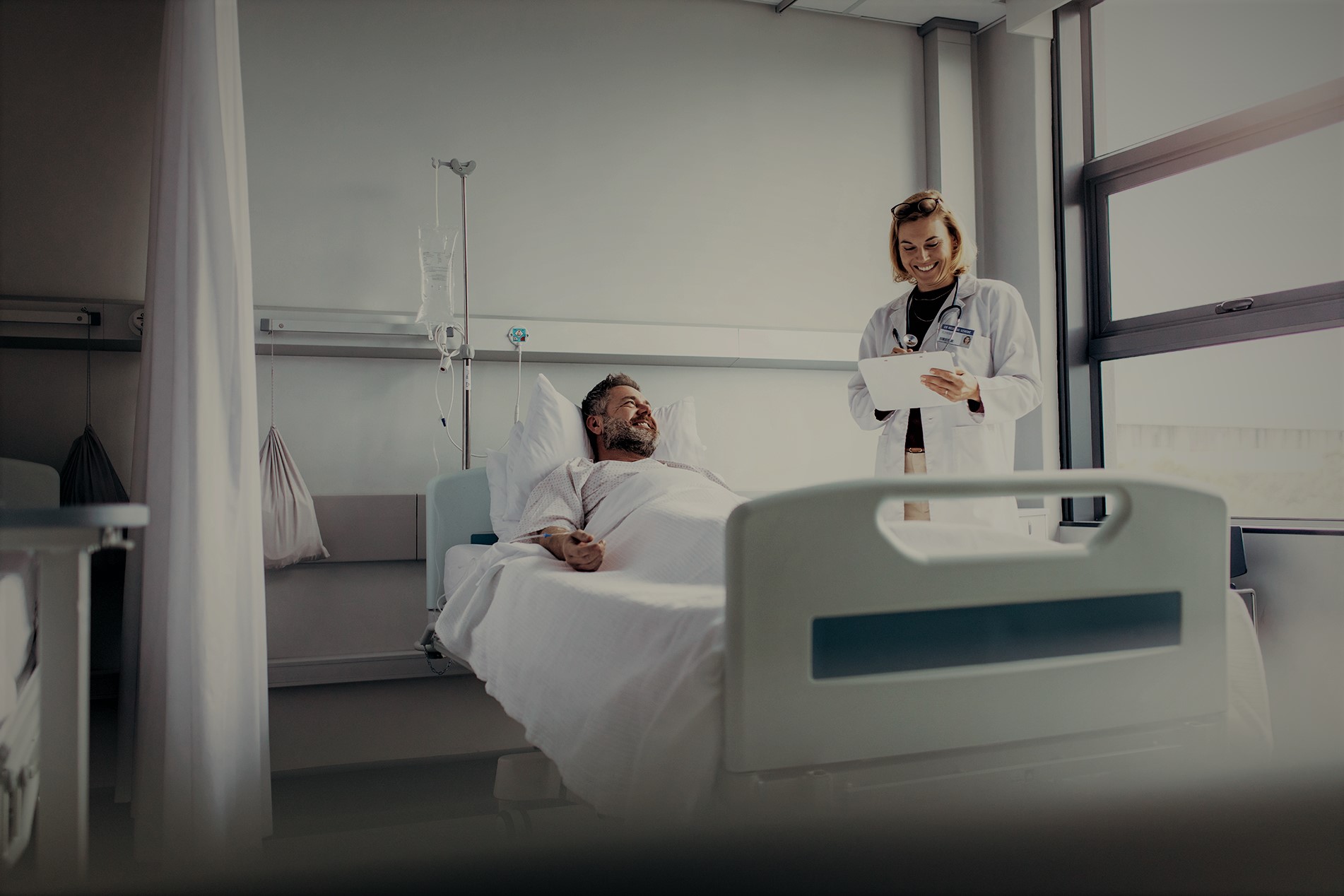 Avidicare air ventilation system used in hospitals and isolation rooms