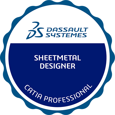 Edu 专业认证 3DX Sheetmetal > 达索系统