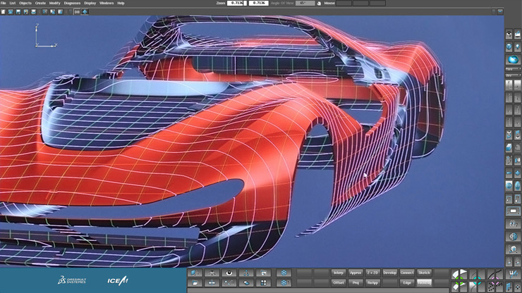 ICEM Surf for Education Visual Car > 达索系统