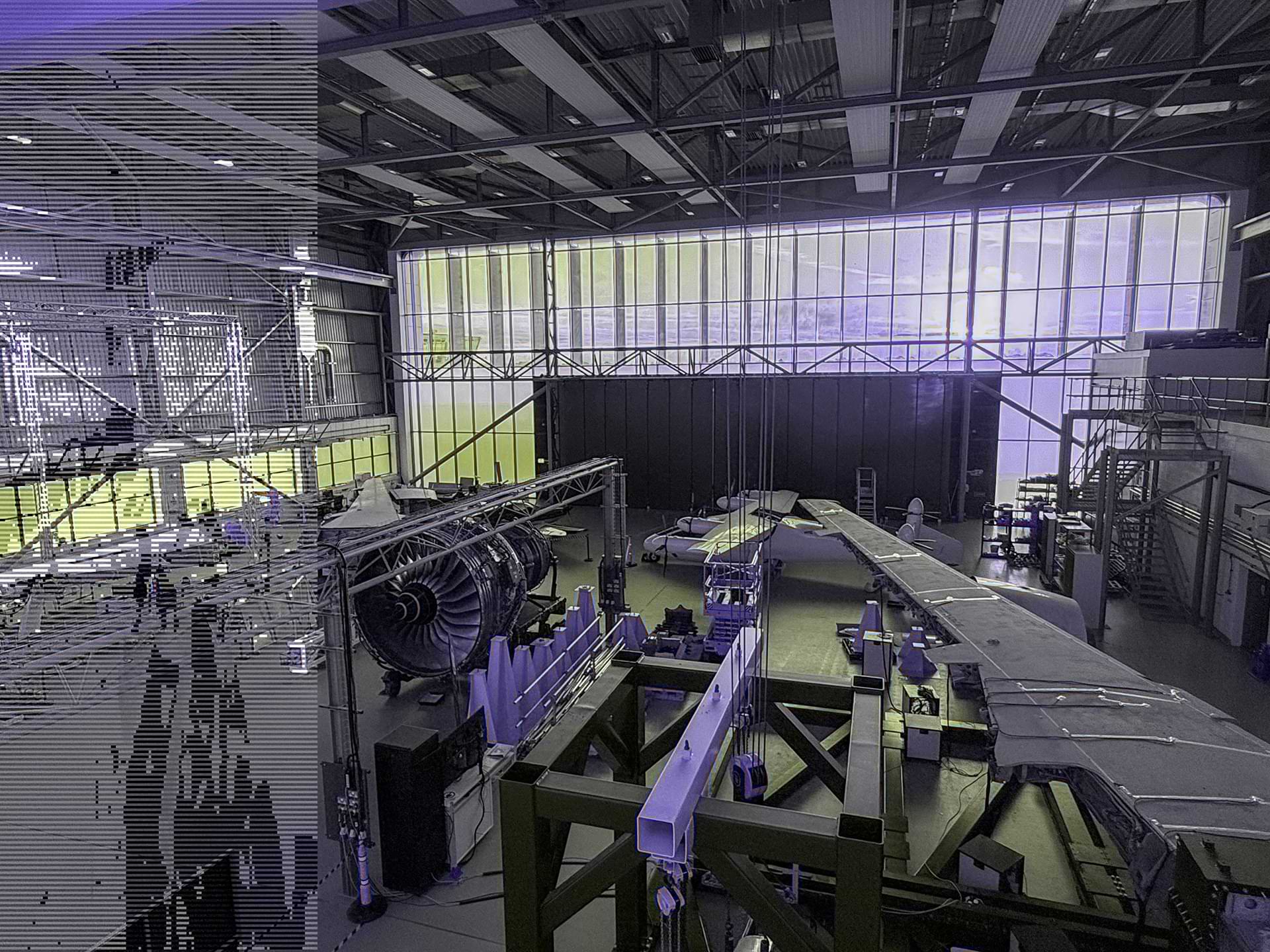 Cranfield Sunrise Hanger lab