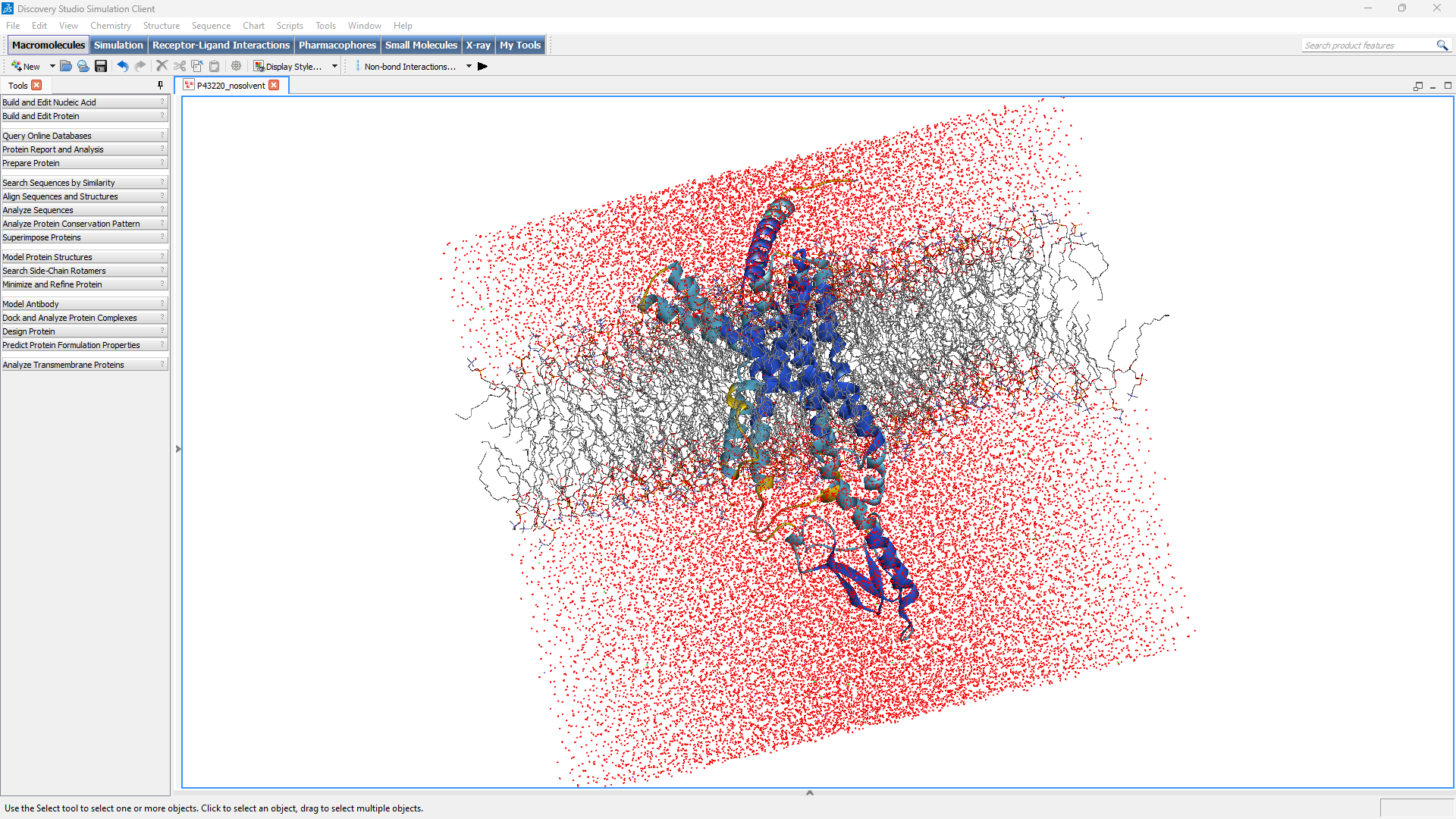 MD simulation DSS > Dassault Systemes