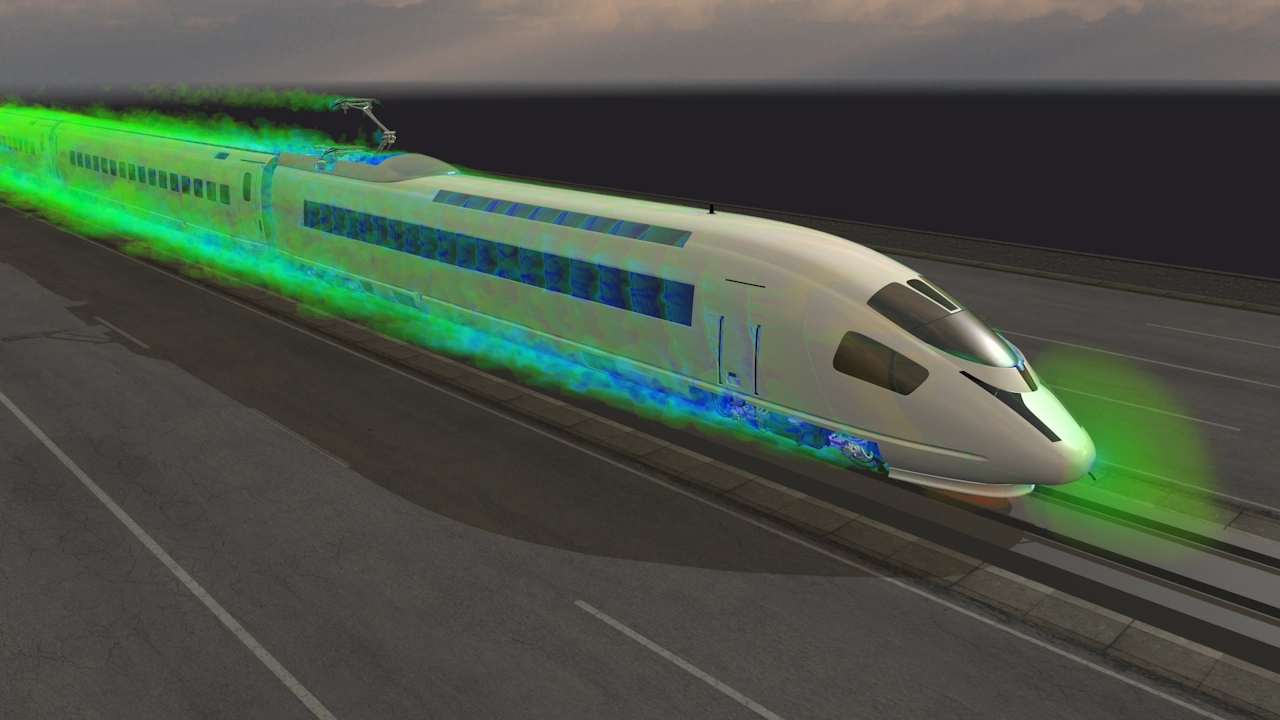 Simulation of a train - SIMULIA > Dassault Systemes