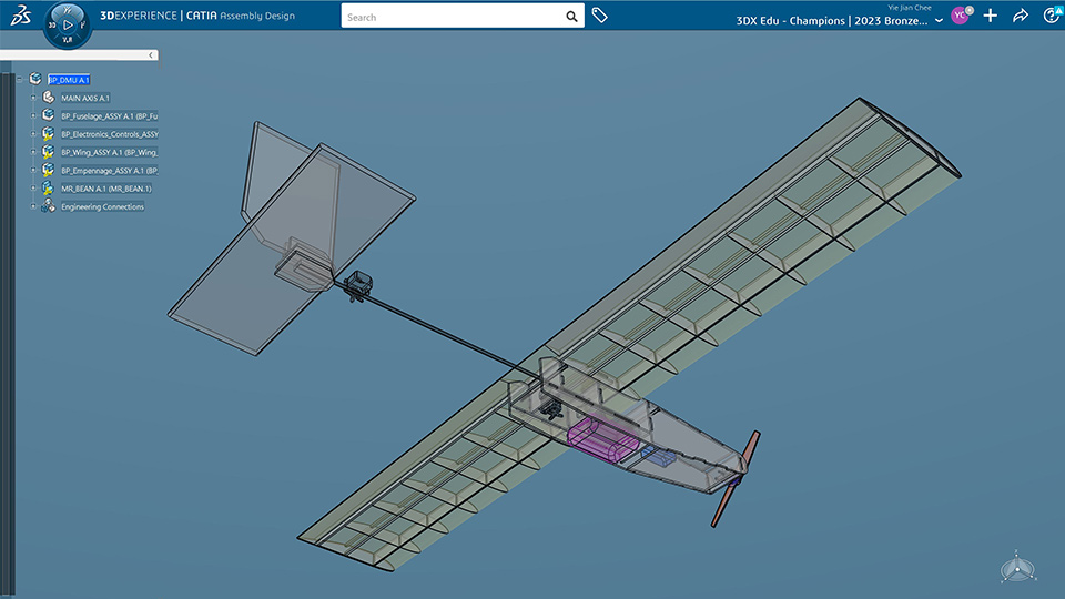Edu Student Success story Julian project > Dassault Systèmes