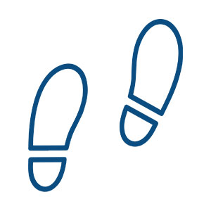 foot print icon