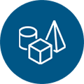 High performance for any size assembly icon