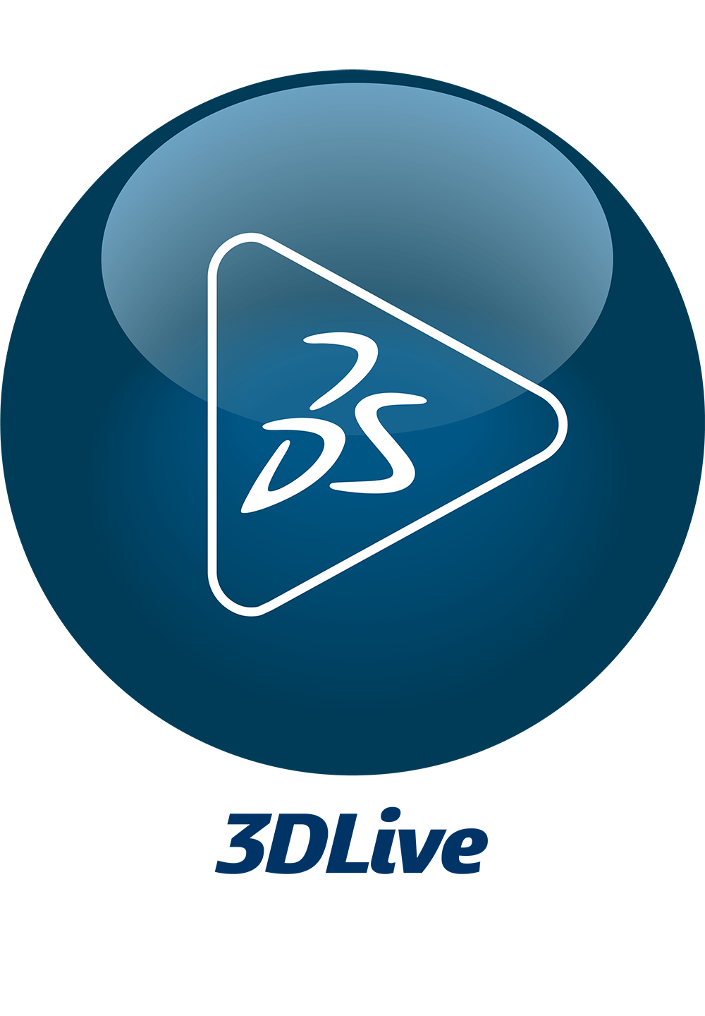 3DEXCITE 3DLive App Logo