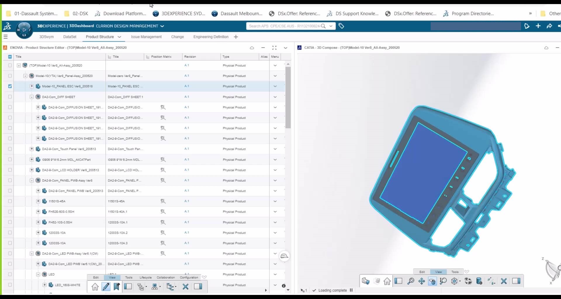 Clarion Malaysia team collaborating on automotive cockpit technology using the 3DEXPERIENCE platform for enhanced infotainment systems