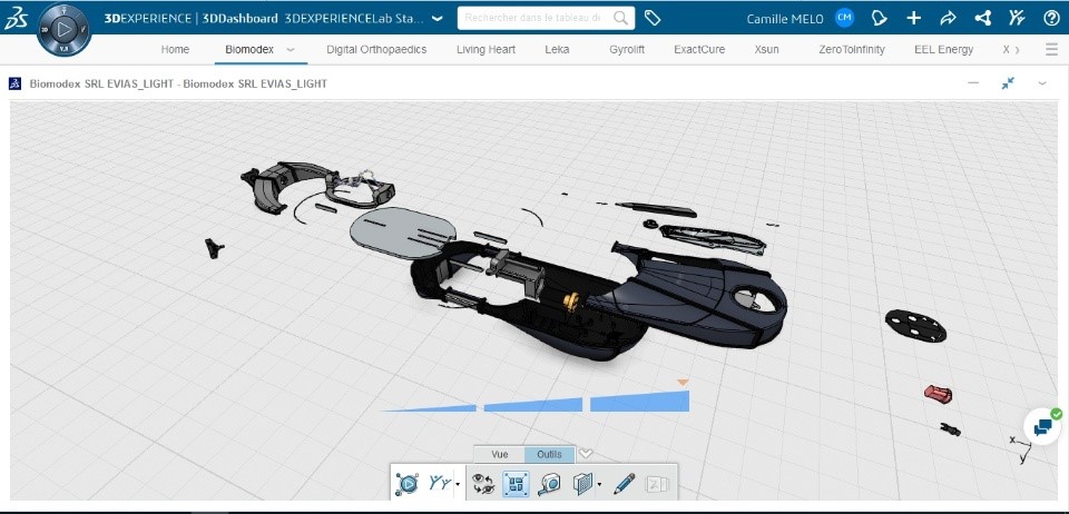 3D Design of Biomodex' innovation for surgical simulations