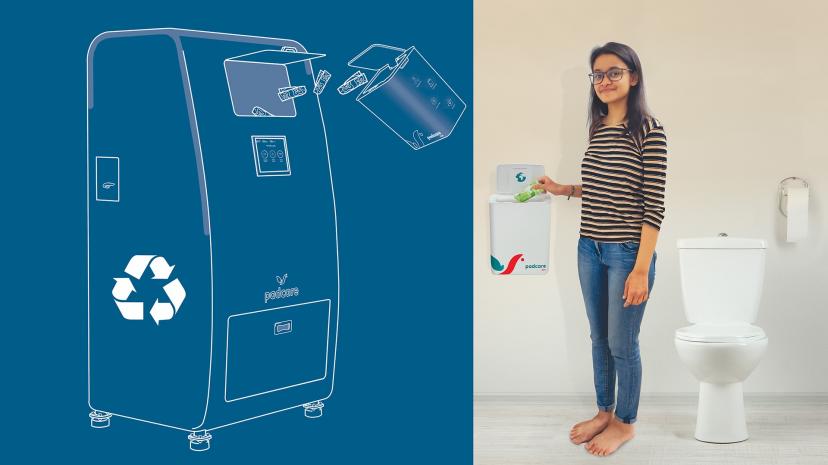 PadCare Labs innovating sustainable disposal of sanitary napkins to support women and the planet > Dassault Systèmes