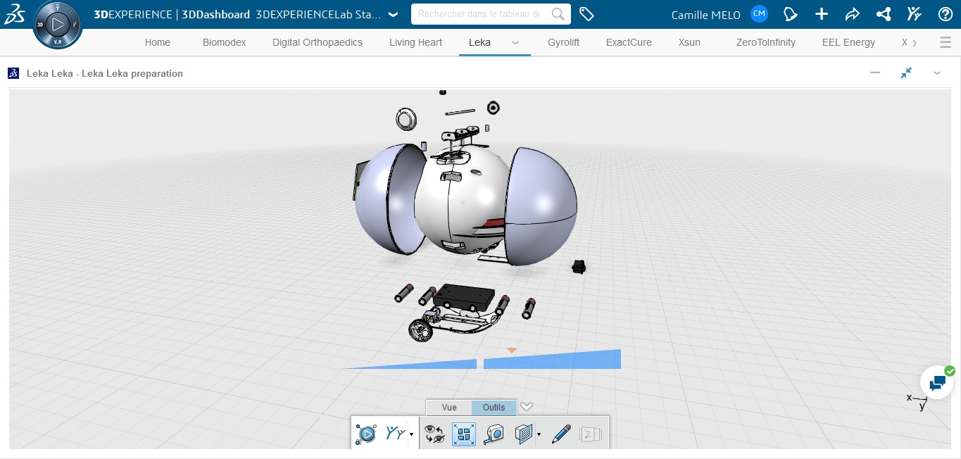 3D designing robotic companions on the 3DEXPERIENCE platform to support learning