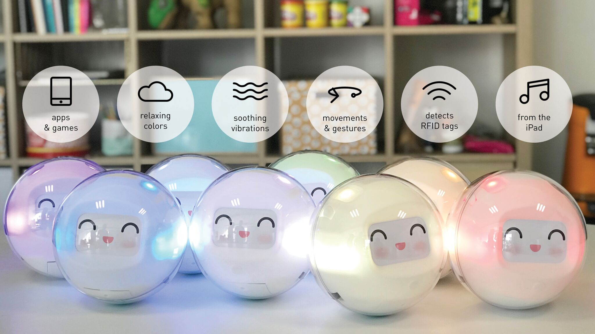 Leka's interactive robots to motivate children and enhance developmental progress