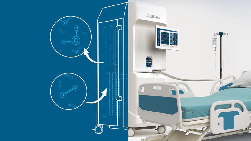 Équipe médicale utilisant la plateforme 3DEXPERIENCE pour développer le dispositif de ventilation liquide d’Orixha pour les soins critiques