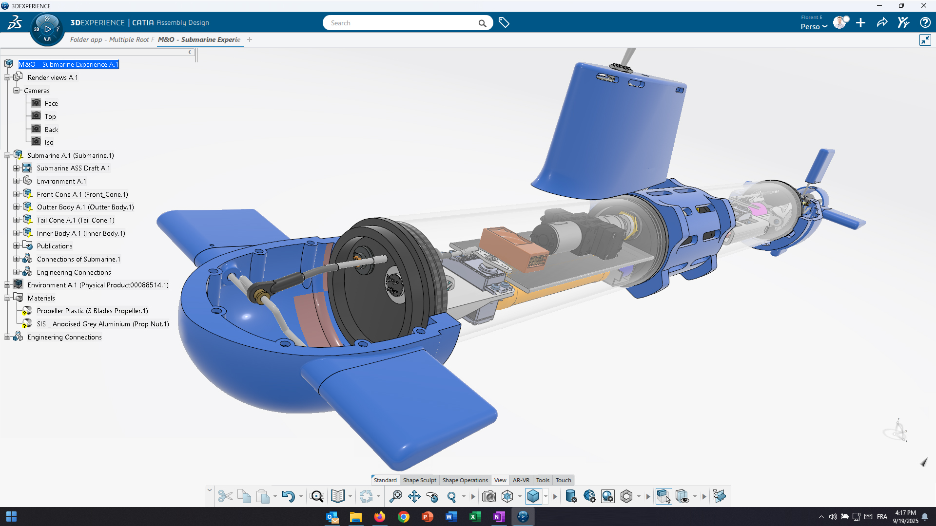 Platform view CATIA Assembly Design > Dassault Systèmes