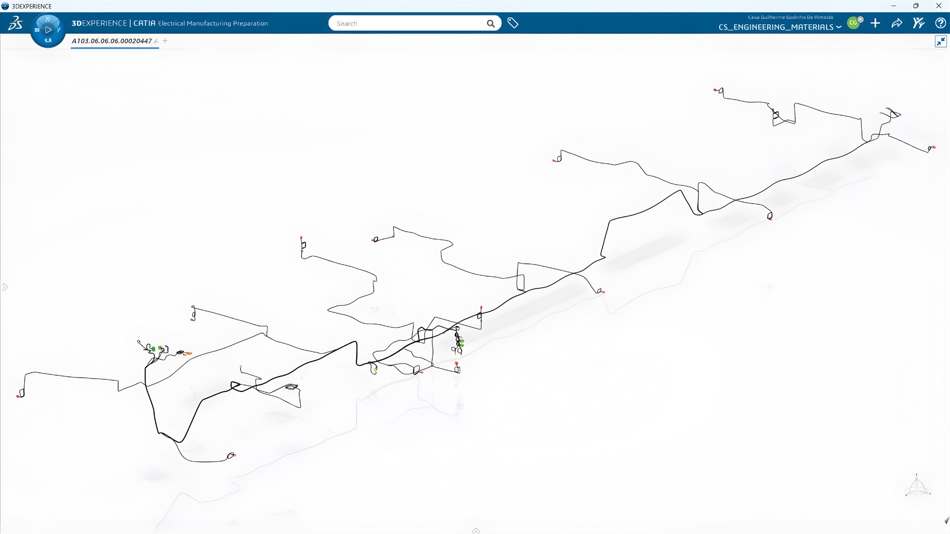 CATIA Electrical Manufacturing Preparation and Electrical 3D Systems Designer workbenches automate and standardize manufacturing documentation from a 3D electrical harness design > Dassault Systemes