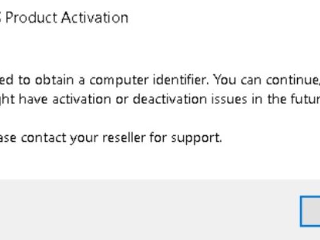 When I try to start the DraftSight stand-alone application, why do I see the error ‘Failed to obtain computer identifier...’?