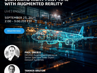 WEBINAR | Delivering Right First Time with Augmented Reality | September 23