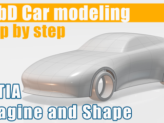 CATIA Imagine & Shape | Subdivision surface modeling Learning Class