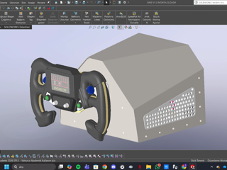 Custom Steering Wheel Simulator Prototype
