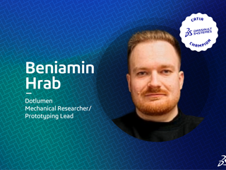 Introducing our new CATIA Champion, Beniamin HRAB