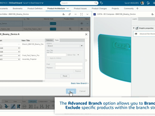 Useful Tip| Branching a Filtered Product Structure