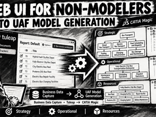 Web Based UI for Non-Modeler for Business Data Capture and Automatic UAF Model Generation