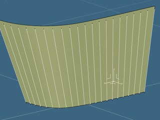 Lines on Surface on U or V
