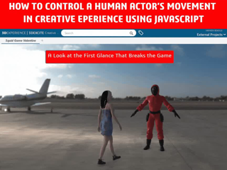 How to control Human Movement in Creative Experience using JavaScript