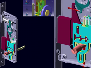 Part 2: "Lever Mortise Lock "Dynamic Forces Simulation