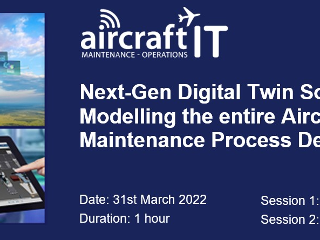 Webinar March 31: Next-Gen Digital Twin Solution for Modelling the Entire Aircraft Maintenance Process