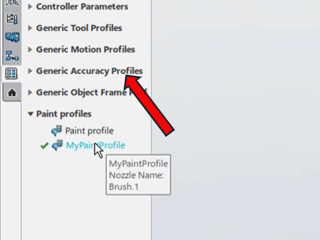 Edit Existing Paint Profiles