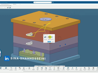 Reverse engineering and mold development for an automotive mirror component.