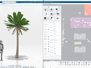 Conceptual palm trees in xGen