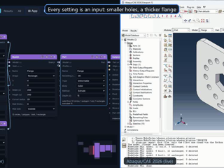 NoCode FEA: a node-based visual editor for post-processing and modelling with a live link to Abaqus/CAE