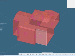 Reverse engineering a building from a 3d scan and the help of CATIA Natural Shape App