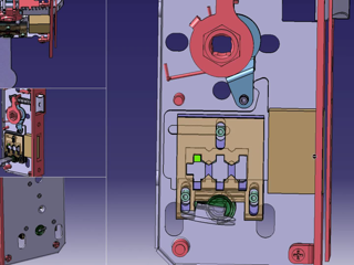 LEVER MORTISE LOCK MECHANISM SIMULATION