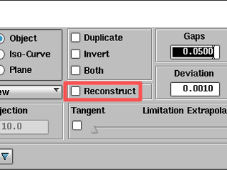 ICEM surf-Create Patch-Face/Reconstruction