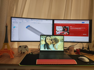 3D Printing a Honeycomb Keyboard Wrist Rest Designed in SOLIDWORKS Makers