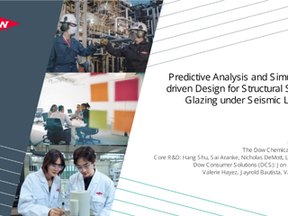 Dow Chemical | Predictive Analysis and Simulation-Driven Design for Structural Sealant Glazing under Seismic Loading