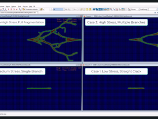Coupled VUEL-VUMAT Subroutines for Peridynamic (PDFEM) Simulation of Dynamic Crack Propagation and Branching in Abaqus (a part of my thesis)