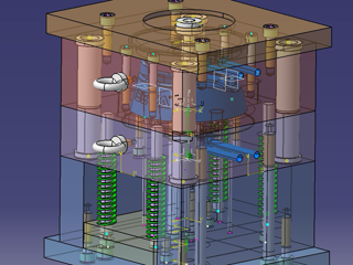 Ball Stand – Injection Mold Design in CATIA