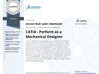 CATIA - Perform as a Mechanical Designer Specialization! 