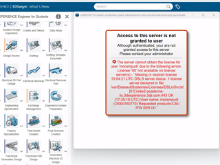 Unable to Access the Engineering Roles