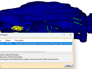 Memory allocation error in v5
