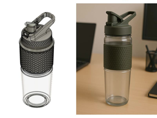 Generative AI images vs 3D CAD renderings