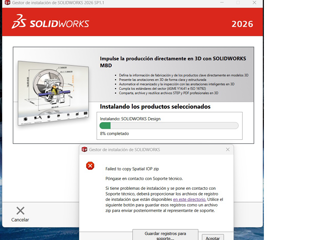 Problema de instalacion (Installation problem)