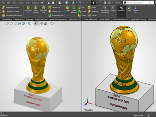 From Concept to Championship Glory: FIFA World Cup 2026 Trophy Reimagined in SOLIDWORKS