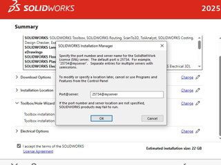 Student licence instalation problem - Port@server