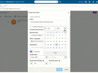 Useful Tip- Create Workforce Requests
